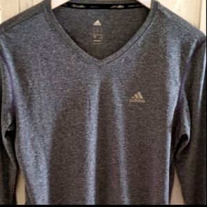 Adidas Long Sleeve Women's Medium Blue